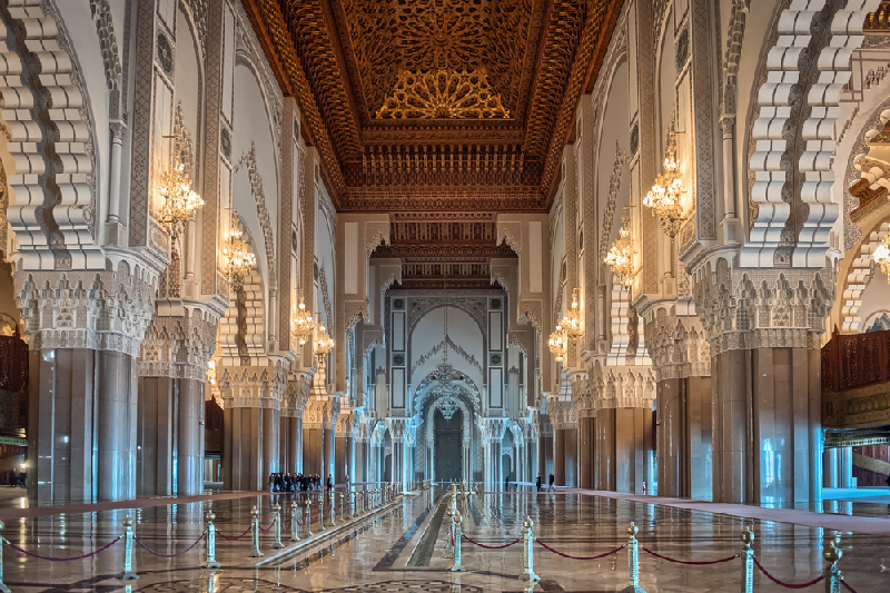 La mezquita de Hassan II La mezquita de Hassan II