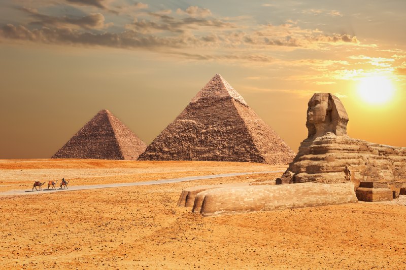 Las Pirámides de Giza en Egipto Las Pirámides de Giza en Egipto
